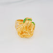 Virgin of Carmen Ring 11.35g / Size 10 1/4 Two-Tone Yellow White Gold 18K