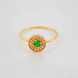 Anillo Circulo Tupido 1.55g / T6 Oro Amarillo 18K