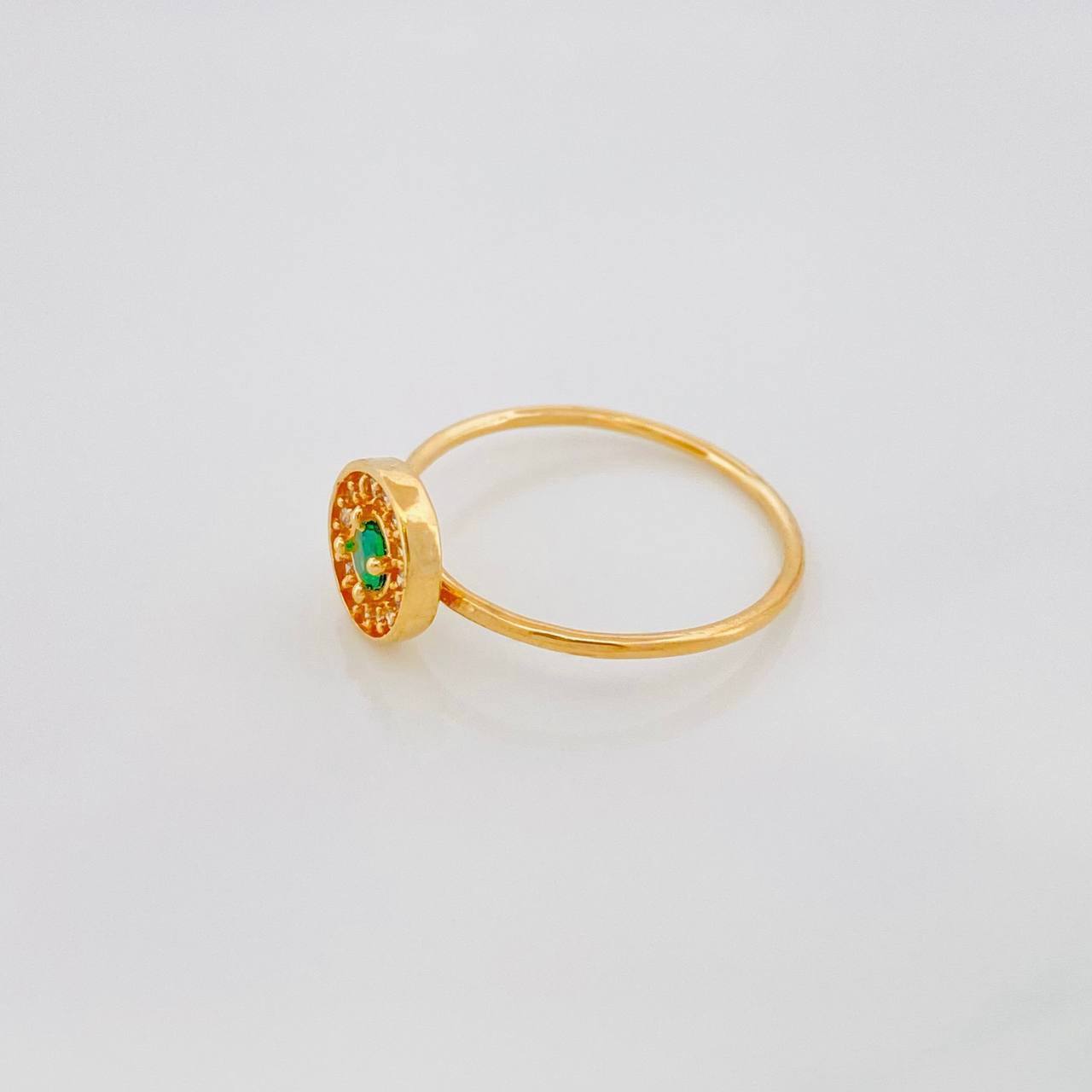 Anillo Circulo Tupido 1.55g / T6 Oro Amarillo 18K