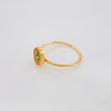 Anillo Circulo Tupido 1.55g / T6 Oro Amarillo 18K