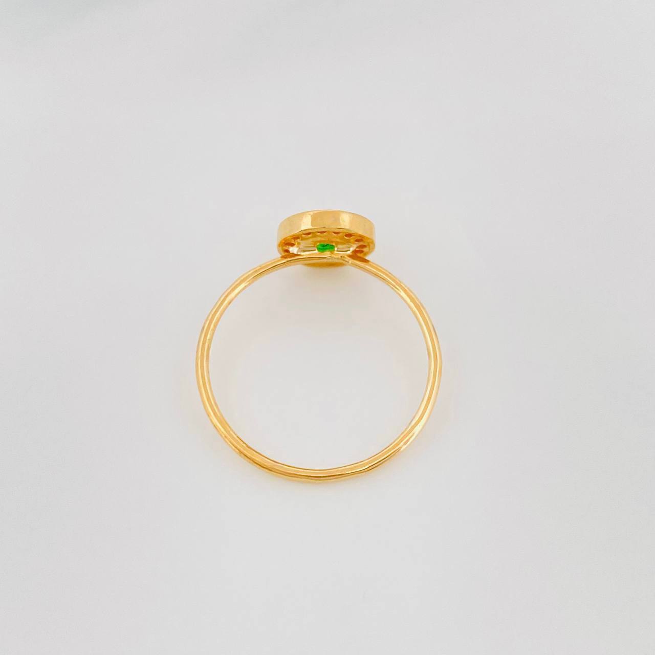 Anillo Circulo Tupido 1.55g / T6 Oro Amarillo 18K