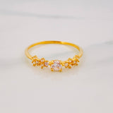 Solitaire Ring 1.45g / Size 8 1/4 Yellow Gold 18K