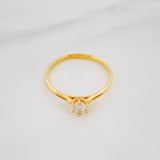 Anillo Solitario 1.8g / T6 1/2 Oro Amarillo 18K