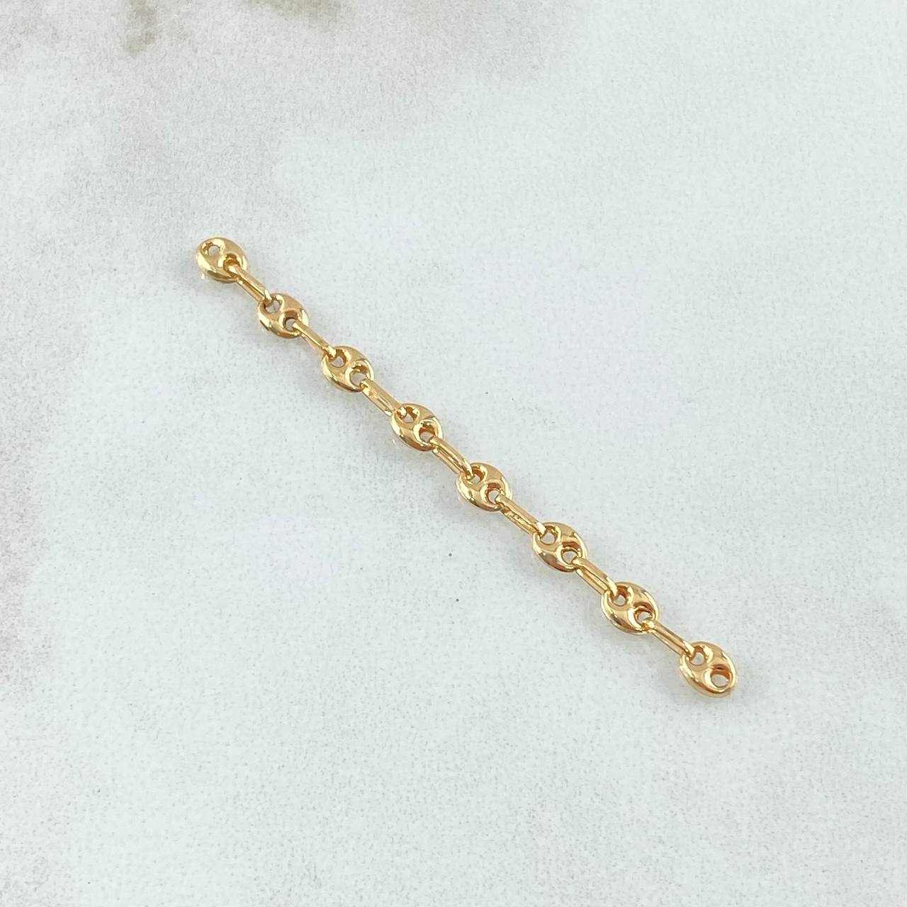 Charm GC Eight Links 0.55gr / 4.5cm / 3.4mm Yellow Gold 18K