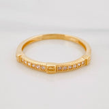 Churumbela Screw Ring 1.4g / T6 1/2 Yellow Gold 18K