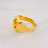 Horse Shoe Ring 4.3g / Size 11 1/2 Yellow Gold 18K