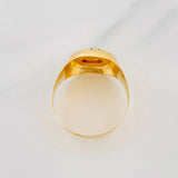 Horse Shoe Ring 4.3g / Size 11 1/2 Yellow Gold 18K