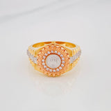 Ring Band Crown 5.85g / T9 3/4 Three Golds 18K