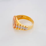 Ring Band Crown 5.85g / T9 3/4 Three Golds 18K