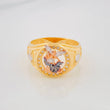 Saint Michael Archangel Ring 6.25g / Size 9 3/4 Three Golds 18K