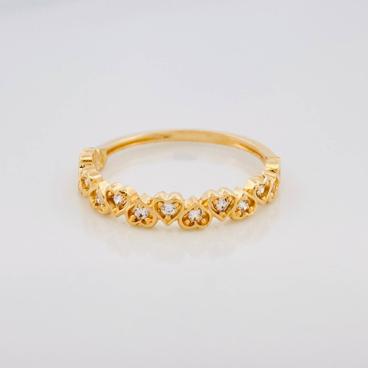 Churumbela Heart Ring 1.6g / T6 Yellow Gold 18K