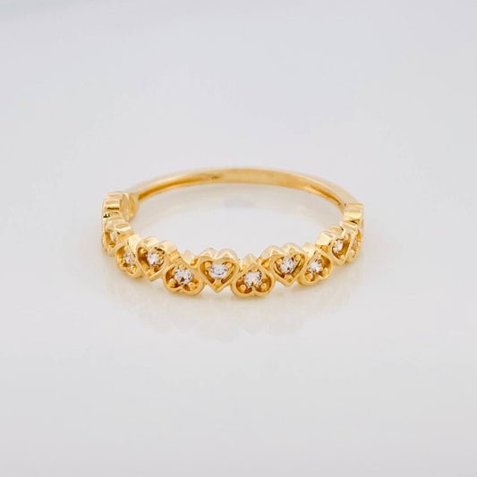 Churumbela Heart Ring 1.6g / T6 Yellow Gold 18K