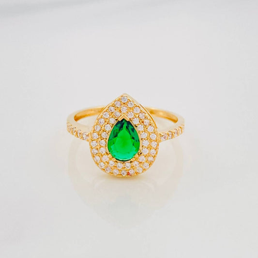 Halo Drop Ring 2.5g / T7 Yellow Gold 18K