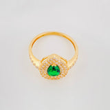 Halo Drop Ring 2.5g / T7 Yellow Gold 18K
