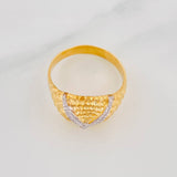 Owl Ring 5.15g / T9 Two-Tone Yellow White Gold 18K