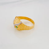 Owl Ring 5.15g / T9 Two-Tone Yellow White Gold 18K