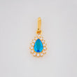 Pendant Dense Drop 1.15g / 3/4 in Yellow Gold 18K