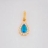 Pendant Dense Drop 1.15g / 3/4 in Yellow Gold 18K