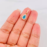Pendant Dense Drop 1.15g / 3/4 in Yellow Gold 18K