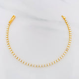 Pulso Tennis 4.75g / 6 1/2 in / 1.68mm Oro Amarillo 18K