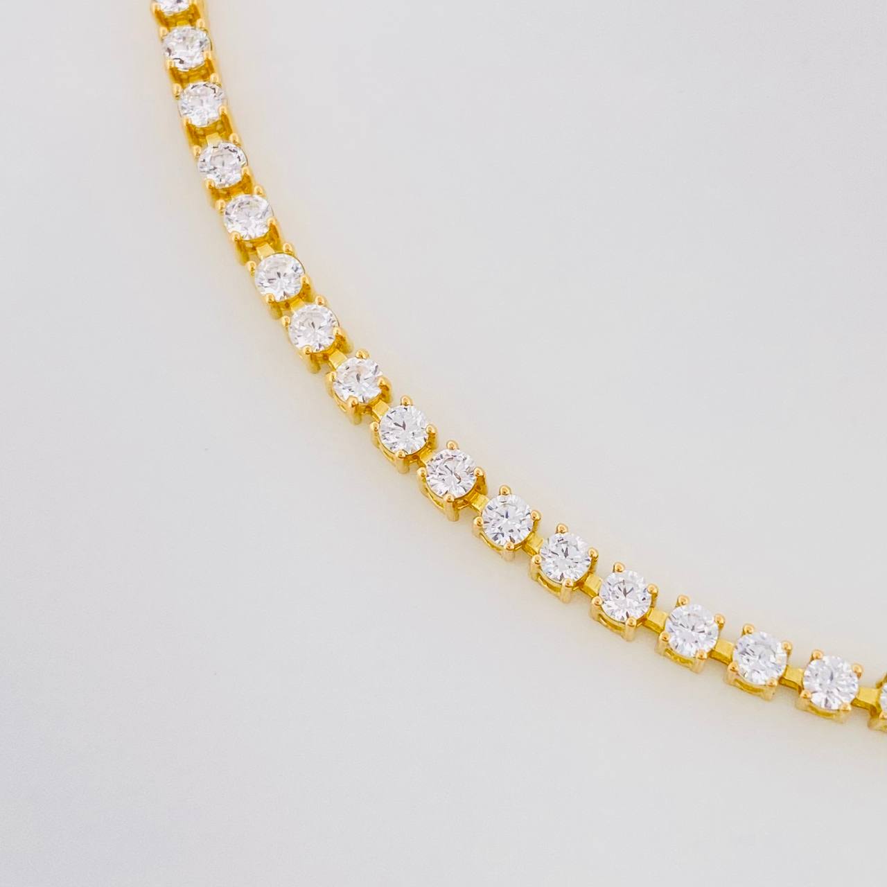 Pulso Tennis 4.75g / 6 1/2 in / 1.68mm Oro Amarillo 18K