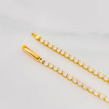 Pulso Tennis 4.75g / 6 1/2 in / 1.68mm Oro Amarillo 18K