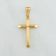Pendant Cross 1.2 g / 1 3/4 in Yellow Gold 18K