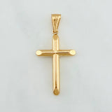 Pendant Cross 1.2 g / 1 3/4 in Yellow Gold 18K