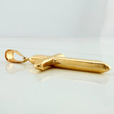 Pendant Cross 1.2 g / 1 3/4 in Yellow Gold 18K