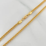 Cadena Franco 6.8 g / 23 3/4 in / 1.8 mm Oro Amarillo 18K