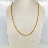 Cadena Franco 6.8 g / 23 3/4 in / 1.8 mm Oro Amarillo 18K