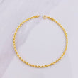 Rope Bracelet 1.65g / 7 3/4 in / 2.2mm Yellow Gold 18K