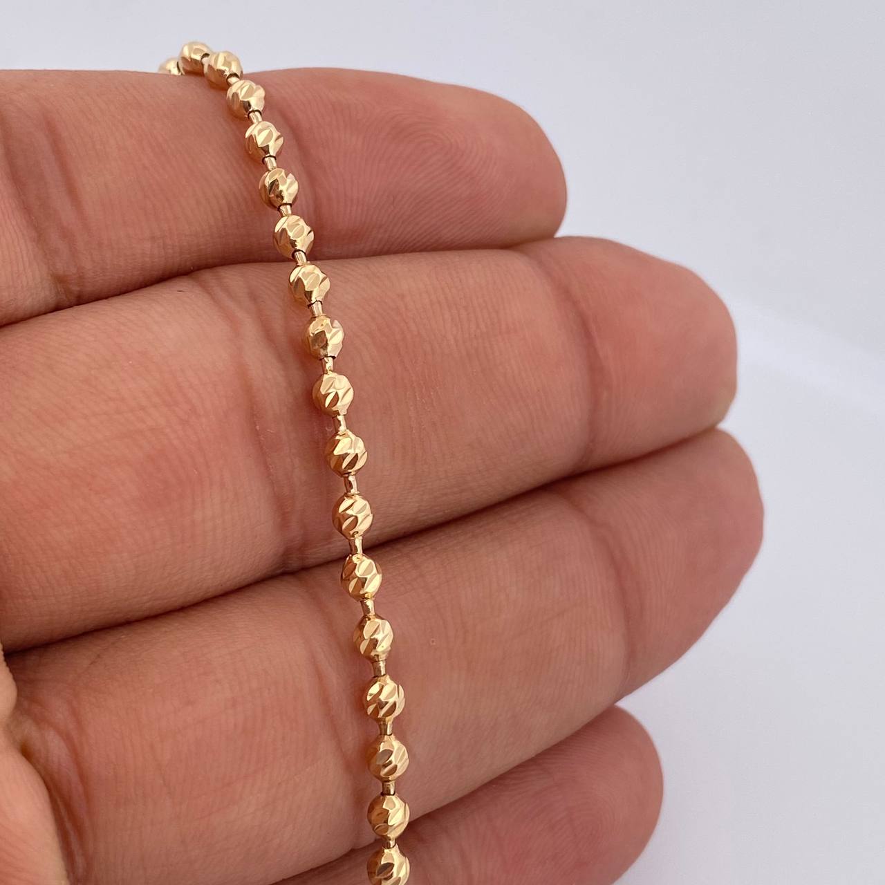 Military Bracelet 6.1gr / 7.7in / 18K Gold $