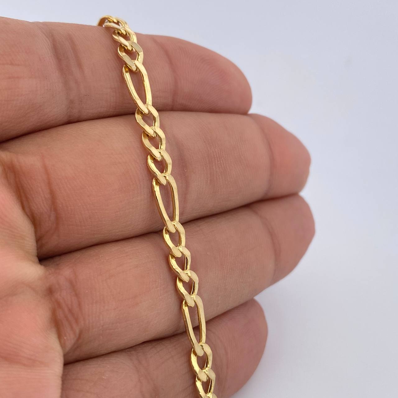 Pulso Figaro 4.2gr / 18.8cm / +1 Oro 18K &