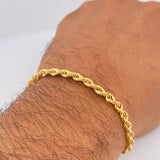 Bracelet Loop 4.05gr / 7.5in / +3 18K Gold &