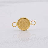 Charm Crown 0.35g / 1/2 in 18K Yellow Gold