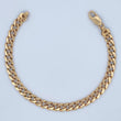 Pulso Cubano 9.2gr / 20.7cm / 6mm Oro Amarillo 18K $