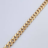 Tobillera Cubano 9.95gr / 23cm / 6.1mm Oro Amarillo 18K $