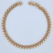 Tobillera Cubano 9.95gr / 23cm / 6.1mm Oro Amarillo 18K $