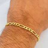 Pulso Figaro 4.2gr / 18.8cm / +1 Oro 18K &