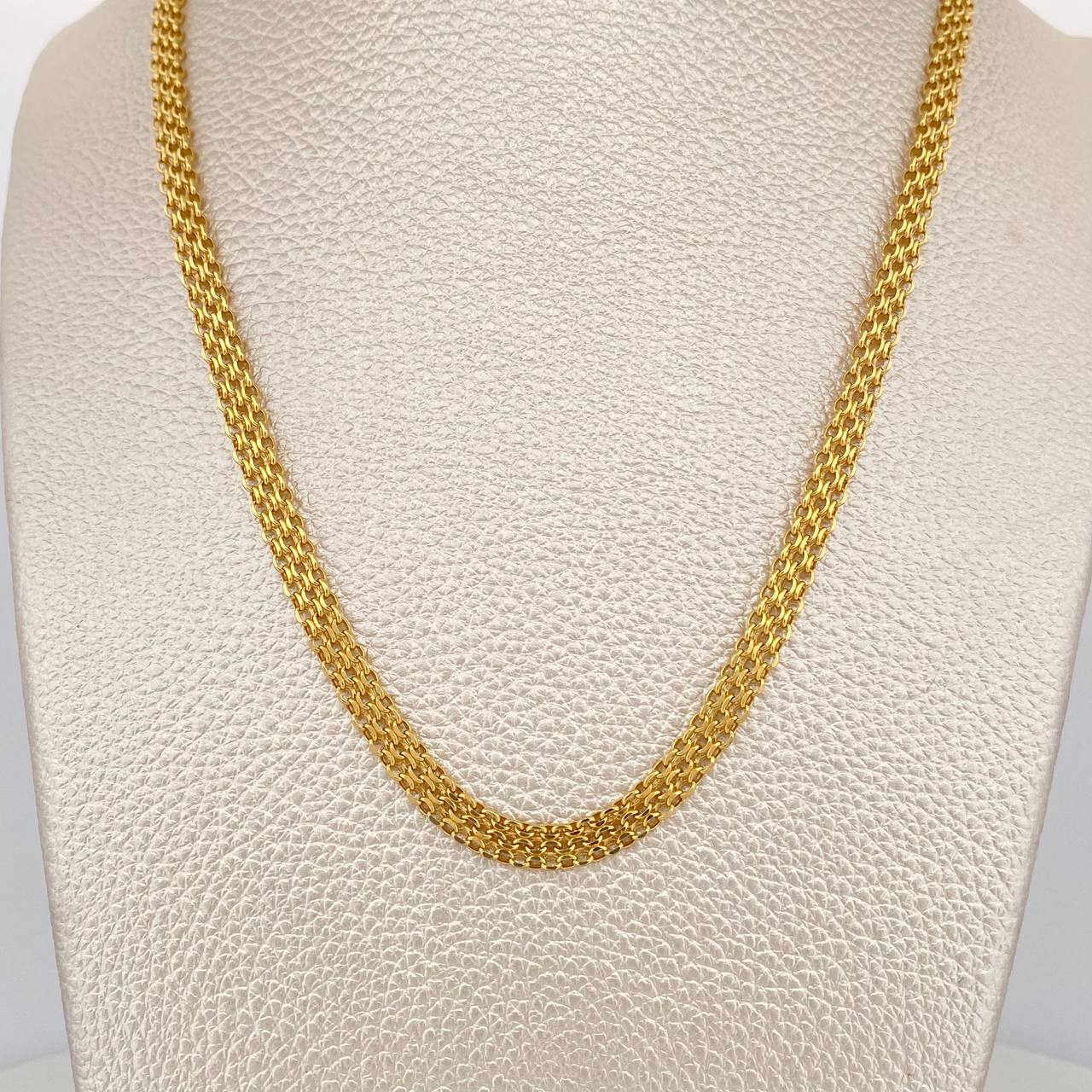 Bismark Chain 6.35 g / 17 3/4 in / 4.5 mm 18K Yellow Gold