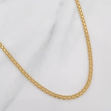 Cadena China 8.85 g / 24 in / 2.4 mm Oro Amarillo 18K