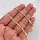 Cadena China 8.85 g / 24 in / 2.4 mm Oro Amarillo 18K
