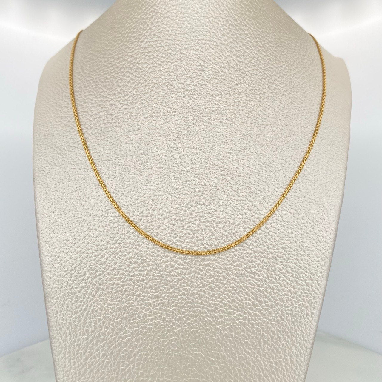 Cadena China 3.35 g / 24 in / 1.3 mm Oro Amarillo 18K