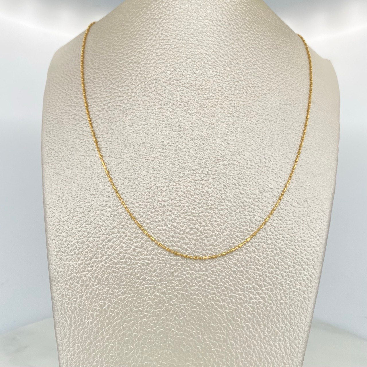 Morse Chain 2.1 g / 17 3/4 in / 0.95 mm 18K Yellow Gold