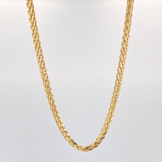 Cadena Franco 6.6g / 24 in / 1.7mm Oro Amarillo 18K
