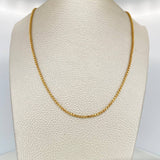 Venetian Chain 4.8 g / 17 3/4 in / 1.8 mm Yellow Gold 18K