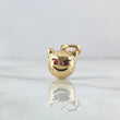 Pendant Emoji Diablo 3.4gr / 2cm / Textured Red Yellow Gold 18K