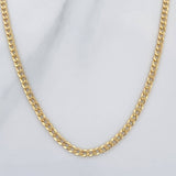 Cadena Cubana 2 g / 16 in / 2.43 mm Oro Amarillo 18K