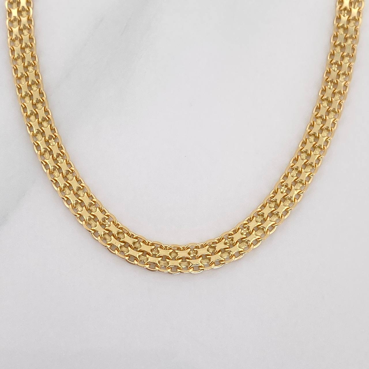 Bismark Bracelet 4.8 g / 2 in / 3.8 mm 18K Yellow Gold